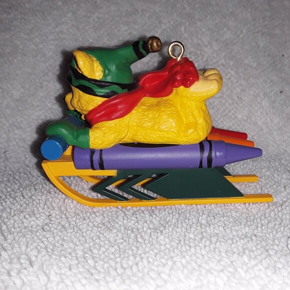 Hallmark Bright Sledding Colors, Crayola Crayon Series, 1998 - Picture 2 of 4